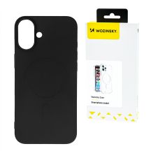 Wozinsky Silicone Case Magsafe Magnethülle für Samsung Galaxy S25+ - Schwarz