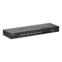 D-Link DGS-1530-28/E Managed Network Switch L2 Gigabit Ethernet (10/100/1000) Schwarz