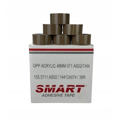 2. BSTech Acryl-Verpackungsband 48 x 60 m, brauner Karton, 36 Stück