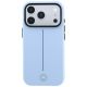 3. Mercedes Leder-Halbhülle mit ikonischer MagSafe-Linie für iPhone 18 Pro Max / 17 Pro Max – Blau