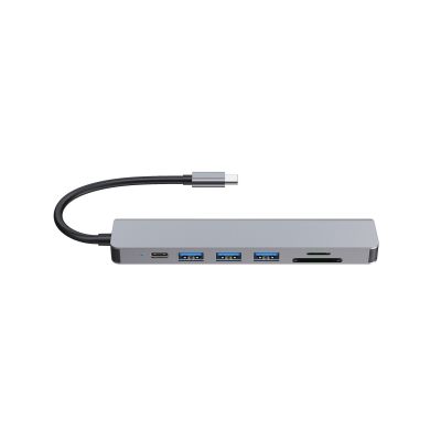 4. Equip 133494 Dockingstation, kabelgebunden, USB 3.2 Gen 1 (3.1 Gen 1), Typ-C, Silber