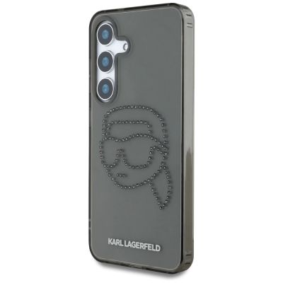 2. Karl Lagerfeld Rhinestones Karl Head Logo Samsung Galaxy S25 Hülle schwarz