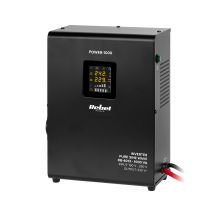 Rebel POWER-1000 Wandmontiertes Notstromaggregat – Sinus-Wechselrichter mit Ladefunktion, 12 V/230 V, 1000 VA/700 W