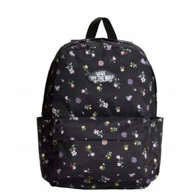 Vans Old Skool Classic Rucksack 22L Schwarz Blumenmuster - VN000H56HTL