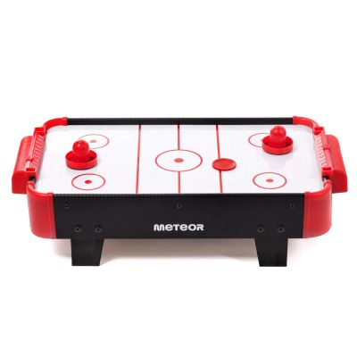 9. Meteor Airhockeytisch schwarz/rot