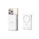 5. Tech-Protect LifeMag PB31 Powerbank mit MagSafe 10000 mAh 15 W USB-C/USB-A/integriertes USB-C/ Lightning Kabel – Weiß