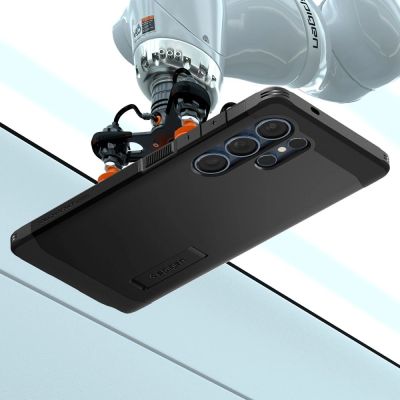 12. Spigen Tough Armor MagSafe Hülle für Samsung Galaxy S25 Ultra – Schwarz