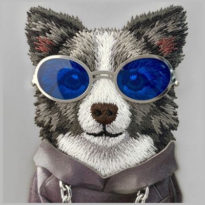 6. Nimmy Glasses Cool Nag iPhone 17 Hülle - Grau