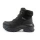 2. Lee Cooper Damen Winter-Wandersportschuhe, isoliert, schwarz, Schnürung