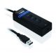 2. IBOX USB 3.0 Hub SCHWARZ 4-PORTS IUH3FB (4x USB 3.0; schwarz)