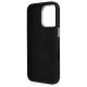 7. Guess Silikonhülle mit Metalllogo und Rahmen für iPhone 16 Pro Max – Schwarz