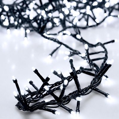 3. BATTERIEBETRIEBENE LICHTERKETTE FÜR DEN WEIHNACHTSBAUM, 192 LEDS, TIMER, KALTWEISS