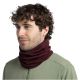 BUFF MERINO SCHWERGEWICHT NACKENWÄRMER EINFACHES GRANATROT Bandana Einheitsgröße