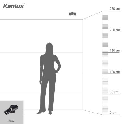 8. Kanlux SA 32952 GU10 Deckenleuchte