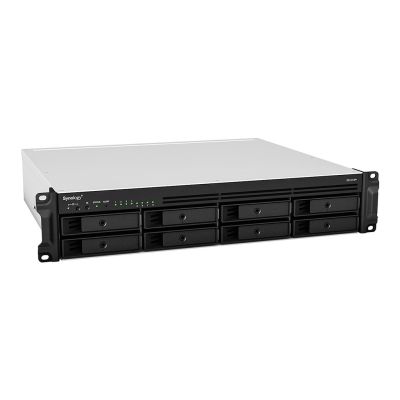6. Synology RackStation RS1221RP+ NAS-Rackserver (2 HE) Ryzen Embedded V1500B, 4 GB DDR4, 0 TB DiskStation Manager, Schwarz