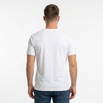 4. Wood Wood Ace T-Shirt Weiß/Grüner Aufdruck - 10135701-2222-18