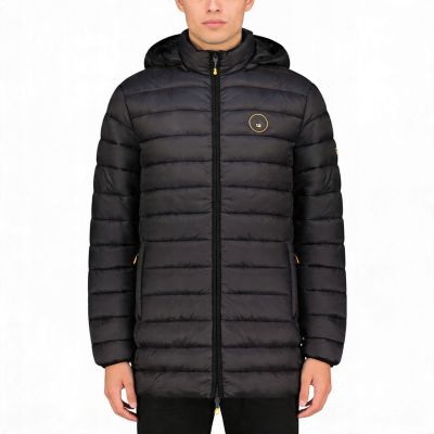8. Geographical Norway Herrenjacke AMIGOMAP LONG HOOD DB BLACK MEN 233 BLACK (WZ5085H/GN-NOIR)