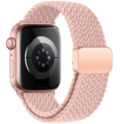 2. Tech-Protect Nylonmag-Armband für Apple Watch 4 / 5 / 6 / 7 / 8 / 9 / SE (38 / 40 / 41 mm) – Pink