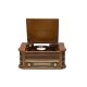 8. Retro-Plattenspieler Denver MCR-50MK3 – Holz Wood Dark (FM, CD, USB)