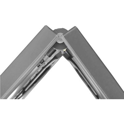 15. Cateringtisch, zusammenklappbar in einem Koffer, 180 x 70 cm, max. 100 kg, Grau