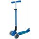 10. Globber Primo Faltbarer Kinderroller mit Lichtern, klassisch, Blau, Marineblau (Marineblau)