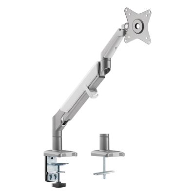 ERGO BÜRO-TISCHMONITORHALTERUNG MIT FEDER GRAU ER-405G