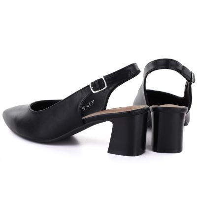 3. Schwarze Sergio Leone SK463 Pumps für Damen mit Riemen