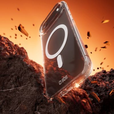 3. SBS Extreme Mag Case mit D3O-Technologie für iPhone 17 Air – Transparent