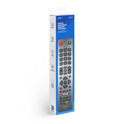 2. SAVIO UNIVERSAL-FERNBEDIENUNG/ERSATZ FÜR SHARP-SMART TV RC-19