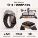 8. Tech-Protect 2er-Pack Schutzglas für Apple Watch Ultra 49 mm – Schwarz