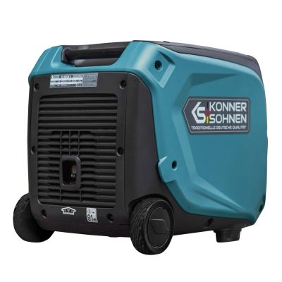 7. Könner & Söhnen KS 4000iE S Generator 3500 W 12 l Benzin Schwarz, Marine