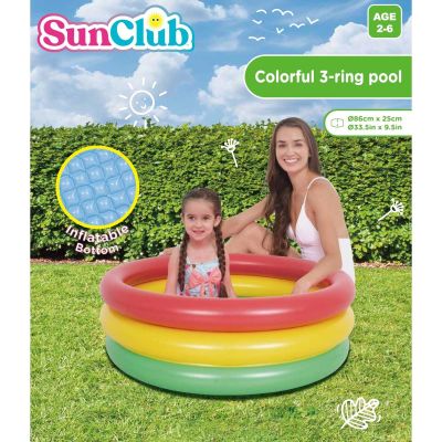 6. Kinderpool mit 3 Ringen, 86 x 25 cm, 51350