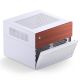 6. Jonsbo N4 WHITE Micro Tower Computer Security & Holders White