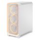 4. Fractal Design Meshify 3 Ambience Pro RGB Clear Tint White Gehäuse