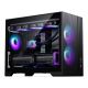 7. PHANTEKS XT M3 PC-Gehäuse, Mini-Gehäuse, mATX, RGB, gehärtetes Glas – inkl. 3 x 120-mm-Lüfter, schwarz