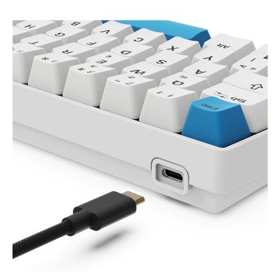 6. Sharkoon Skiller SGK50 S4 Gen2 PBT Wei-Gel RGB Gaming-Tastatur