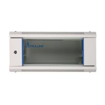 Extralink 4U 600x450 Grauer Wand-Rackschrank