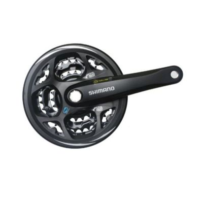 SHIMANO FCM311 Kurbelgarnitur 48x38x28 schwarz