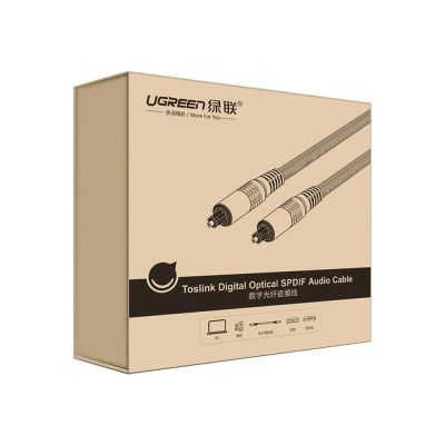 6. Ugreen AV108 10542 optisches Toslink/SPDIF-Kabel 1,5 m – grau