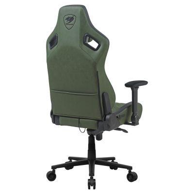 8. COUGAR DEFENSOR S ARMY GREEN F Universeller Gaming-Stuhl mit gepolstertem Sitz, Grün