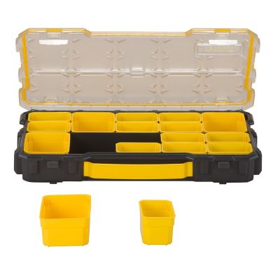 Stanley FMST1-75779 Werkzeugkasten, Kleinteilebox, Polycarbonat (PC), Schwarz, Gelb