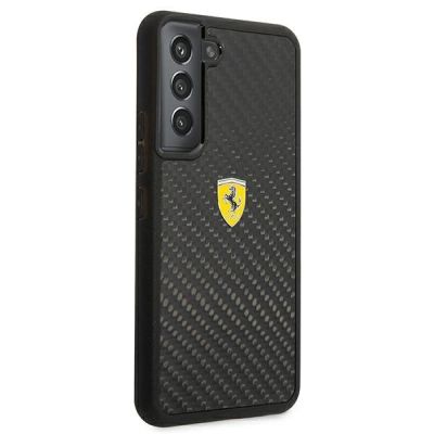 4. Ferrari FEHCS22MFCAK S22+ S906 schwarz/schwarz Hartschalenkoffer On Track Real Carbon