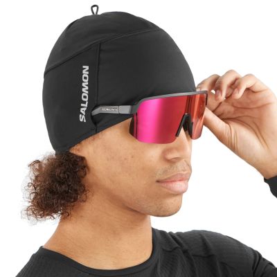 2. Salomon Winter-Trainingsmütze C21555 Schwarz Einheitsgröße