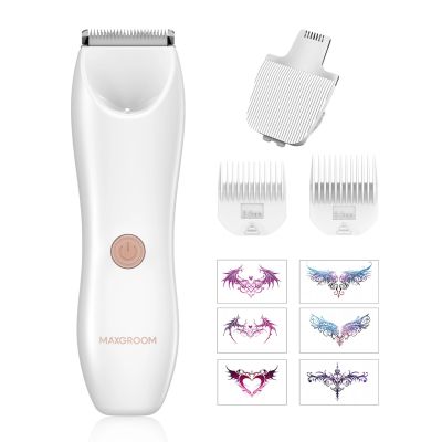 2. MAXGROOM M-9082 2-in-1 Damen-Körper- und Gesichtshaartrimmer – Weiß
