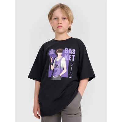 Oversize-T-Shirt für Jungen mit Aufdruck 4F 4FJRAW25TTSHM3062-20S