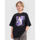 Oversize-T-Shirt für Jungen mit Aufdruck 4F 4FJRAW25TTSHM3062-20S