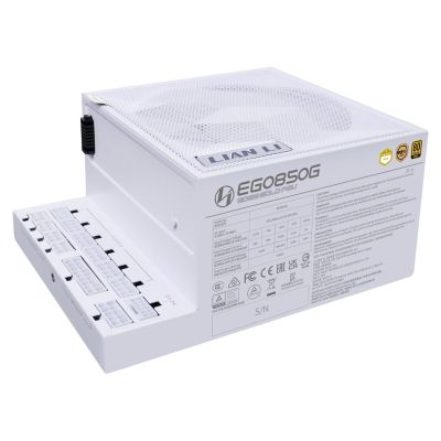 Lian Li EDGE GOLD 850 80 PLUS Gold Netzteil, PCIe 5.1, ATX 3.1 - 850 Watt, weiß