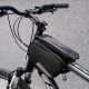 7. Wozinsky Rahmen Fahrradtasche + abnehmbare Handyhülle bis 6,5" 1,5l schwarz (WBB7BK)