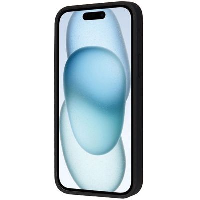 5. Audi Kunstlederhülle mit MagSafe für iPhone 15/14/13 – Schwarz