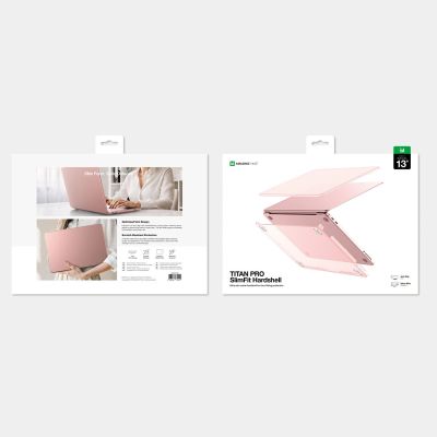 8. AmazingThing Titan Hartschalen-Schutzhülle für MacBook Neo 13" - Pink
